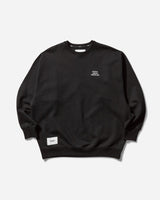WTAPS Wut/Sweater/Cotton Black Sweatshirts Crewneck 251ATDT-CSM05 BLACK