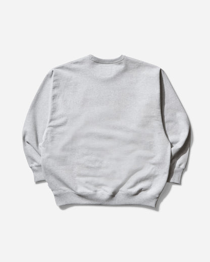 WTAPS Wut/Sweater/Cotton Ash Gray Sweatshirts Crewneck 251ATDT-CSM05 ASHGRAY