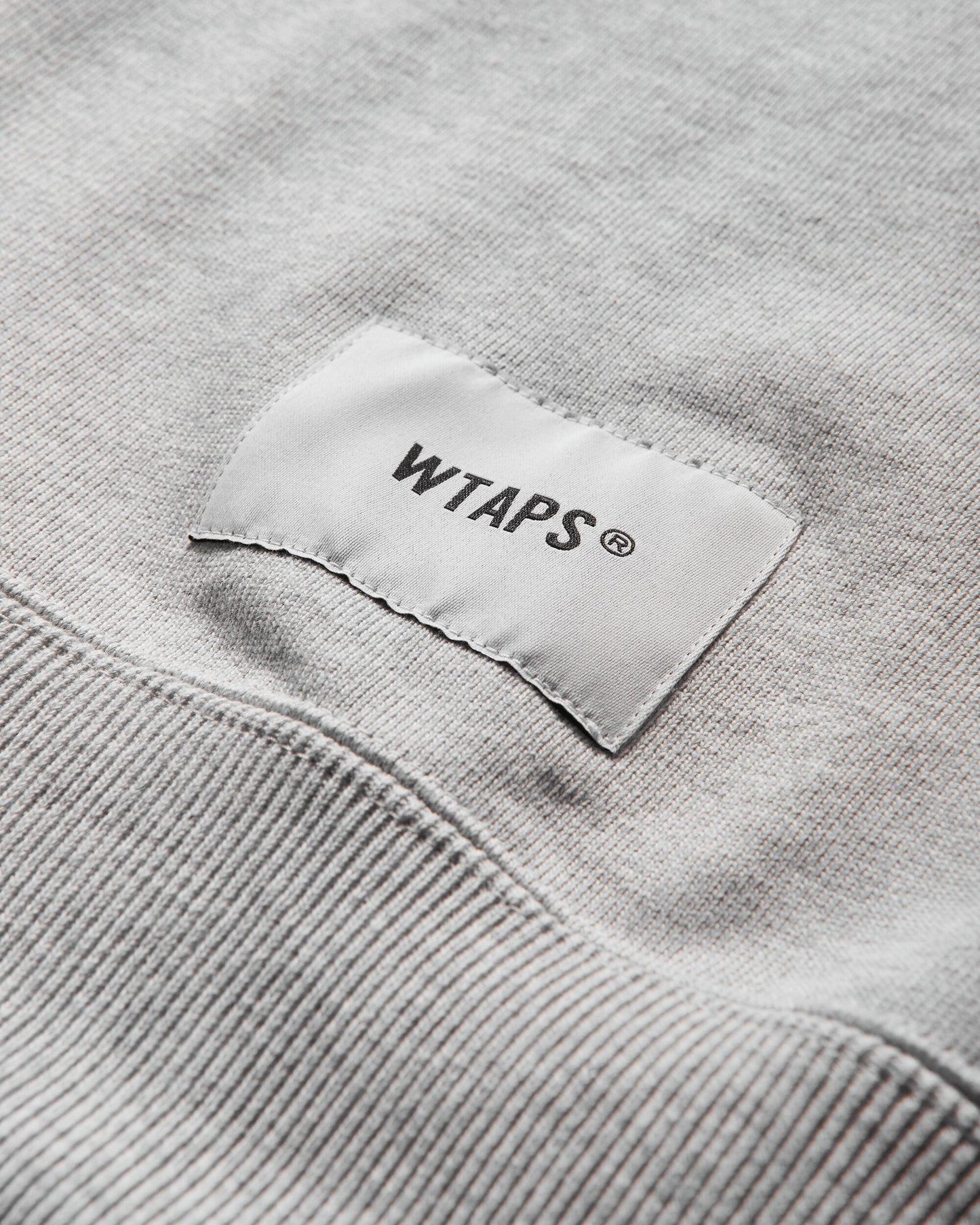 WTAPS Wut/Sweater/Cotton Ash Gray Sweatshirts Crewneck 251ATDT-CSM05 ASHGRAY