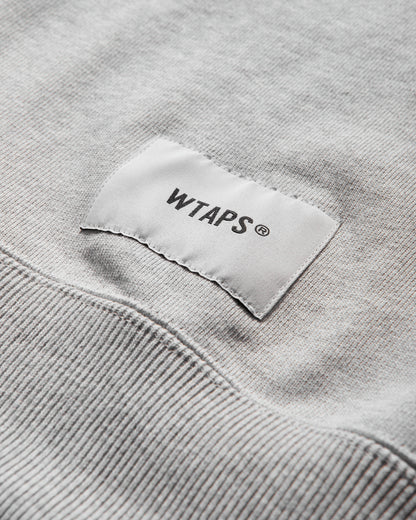 WTAPS Wut/Sweater/Cotton Ash Gray Sweatshirts Crewneck 251ATDT-CSM05 ASHGRAY