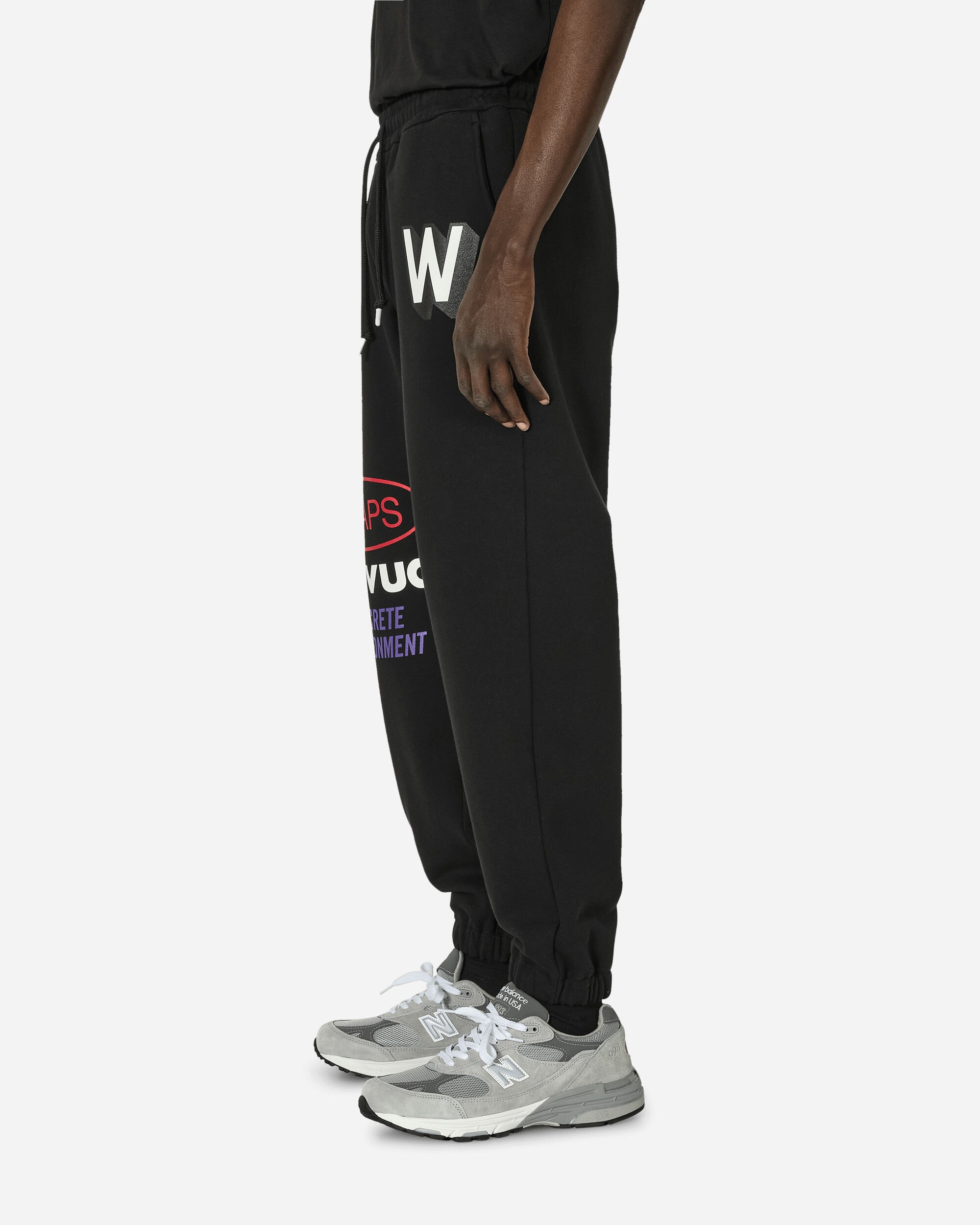 WTAPS Dt Cut & Sewn Black Pants Sweatpants 241ATDT-CSM09 BLK