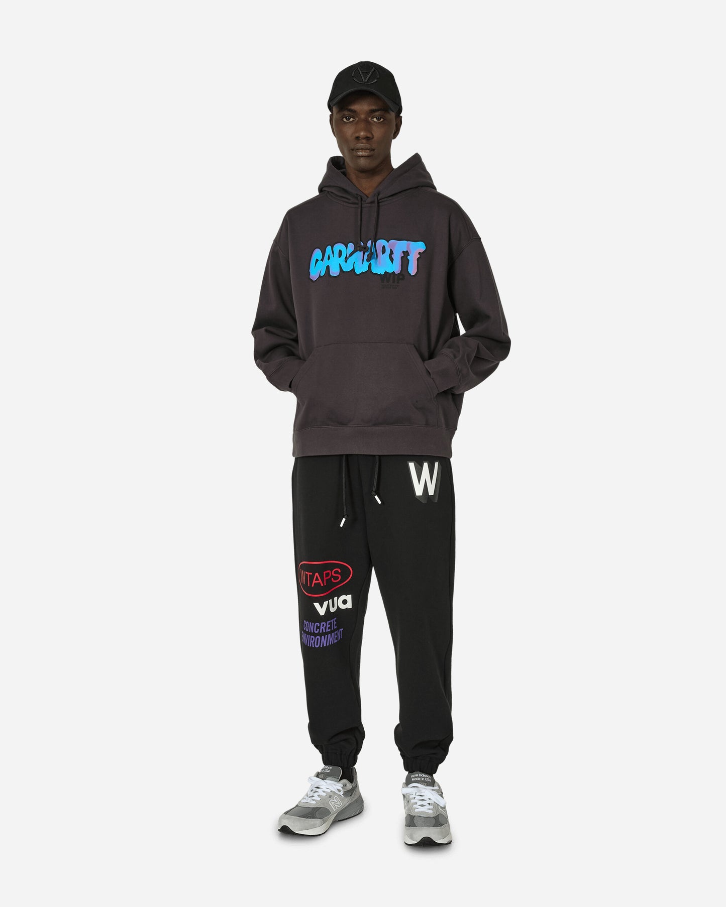 WTAPS Dt Cut & Sewn Black Pants Sweatpants 241ATDT-CSM09 BLK