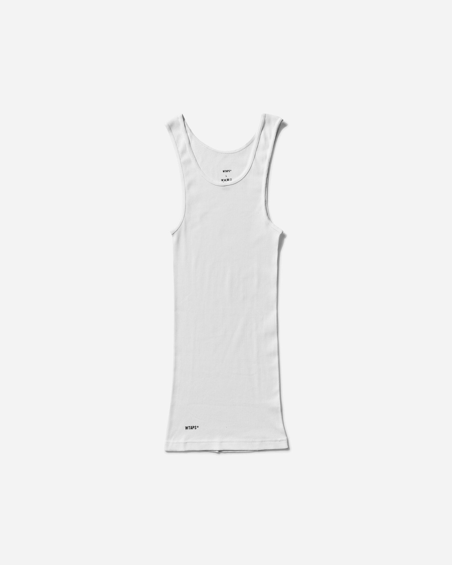 WTAPS Skivvies Tank White T-Shirts Top 251MYDT-UWM02 WHITE