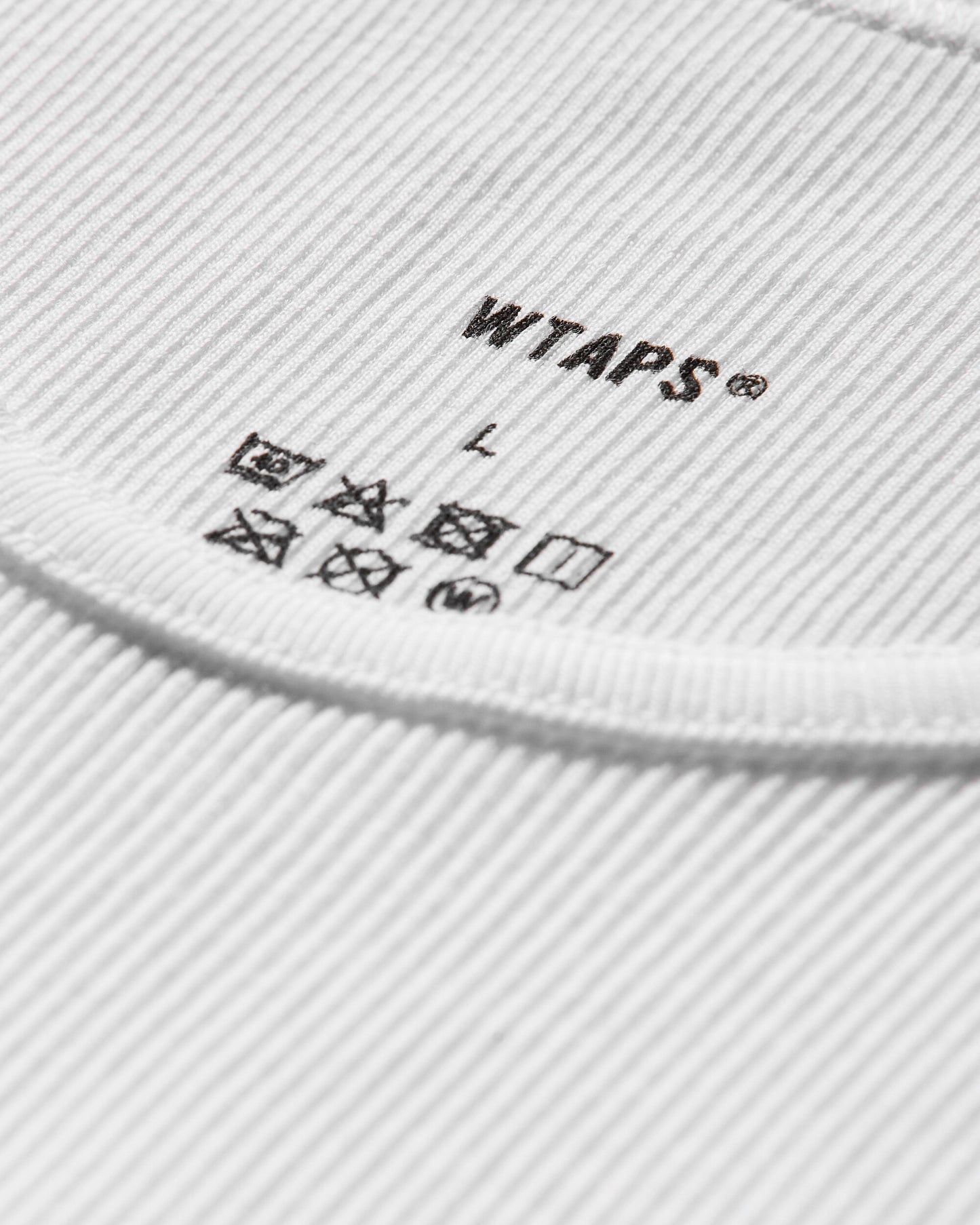 WTAPS Skivvies Tank White T-Shirts Top 251MYDT-UWM02 WHITE