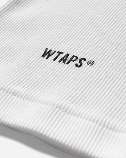 WTAPS Skivvies Tank White T-Shirts Top 251MYDT-UWM02 WHITE