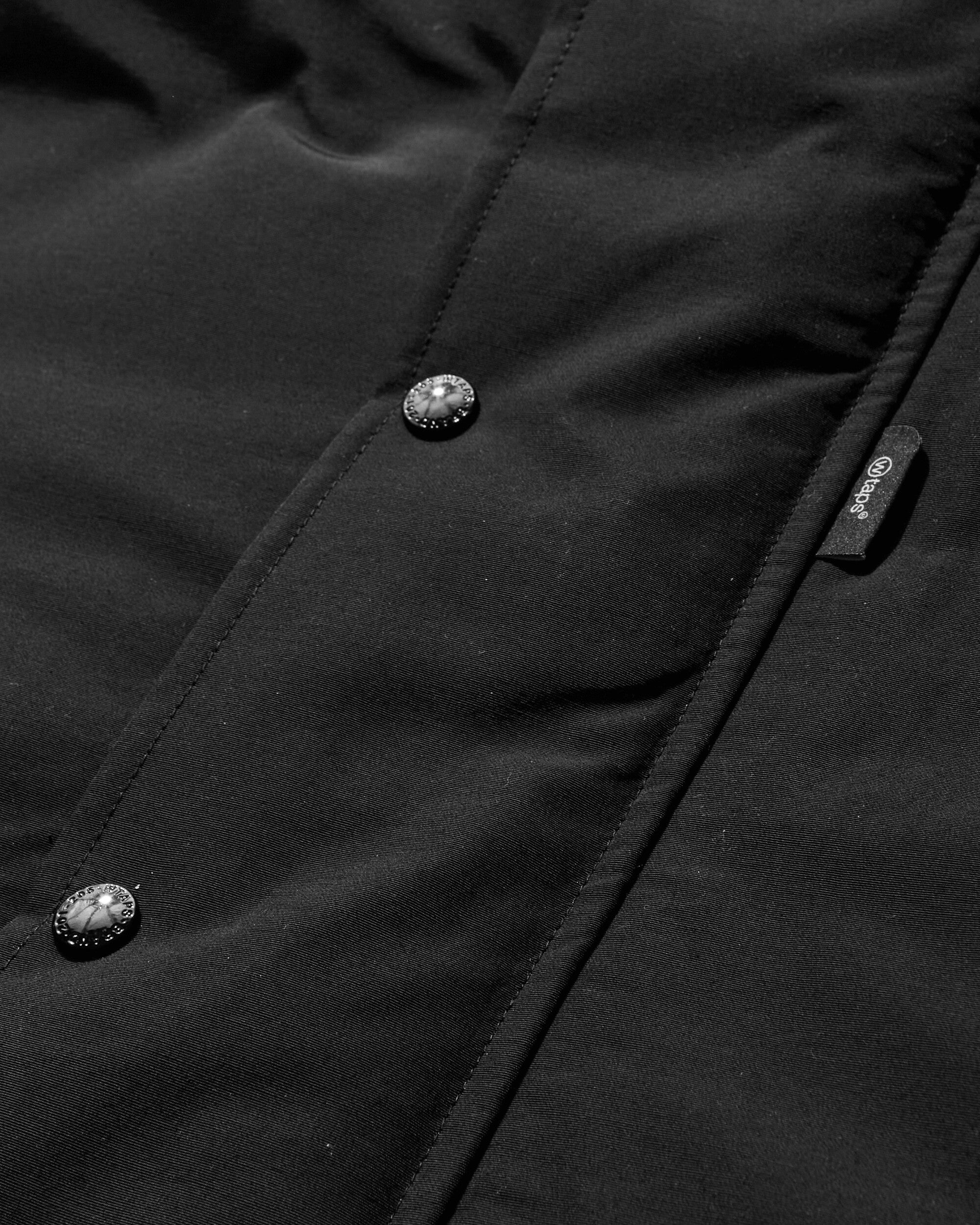 WTAPS Jacket 08 Black Coats and Jackets Windbreakers 242TQDT-JKM02 001