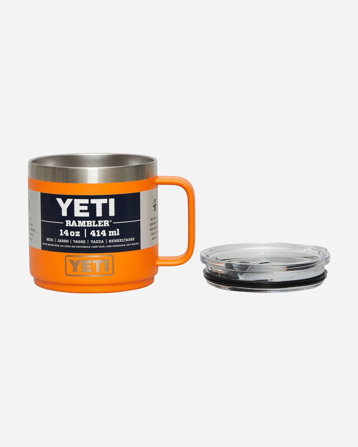 YETI Rambler 14 Oz Mug King Crab Orange Equipment Bottles and Bowls 0304 KCO