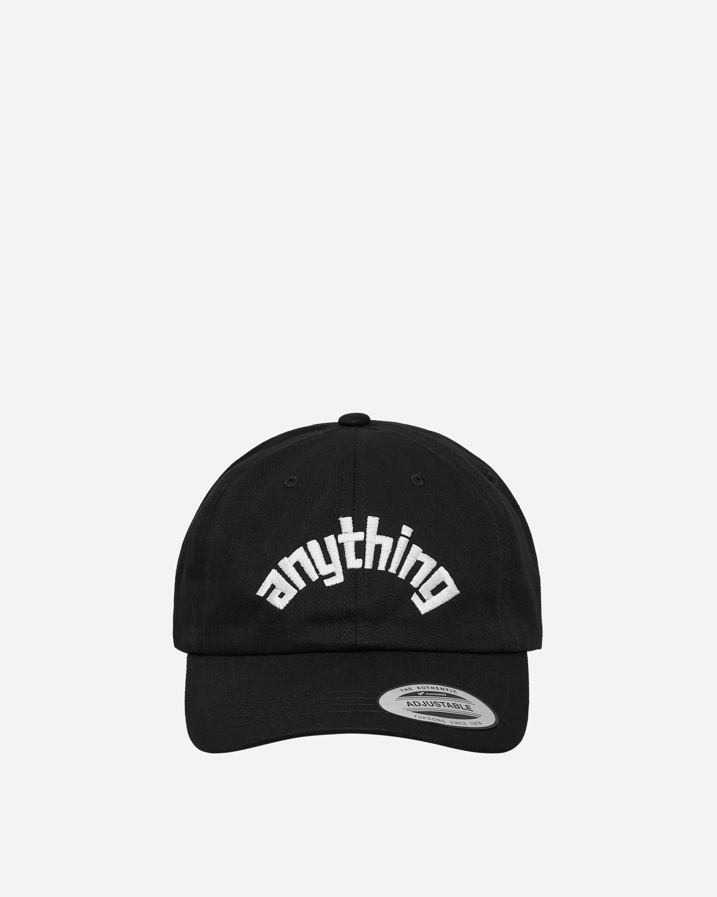 aNYthing Curved Logo Dad Hat Black Hats Caps ANY-102 BK