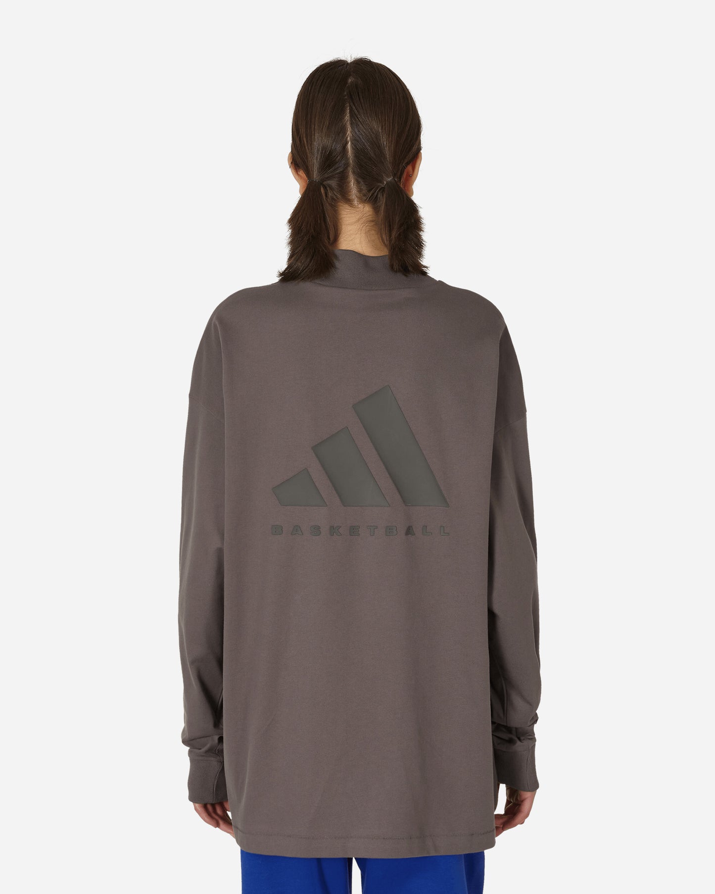 adidas One Bb L/S Tee Charcoal T-Shirts Longsleeve IX1972 001