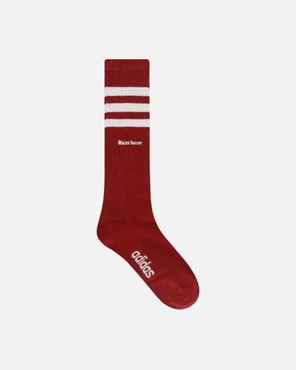 adidas Wb 3S Sock Wonder White/Burgundy Underwear Socks JH3610