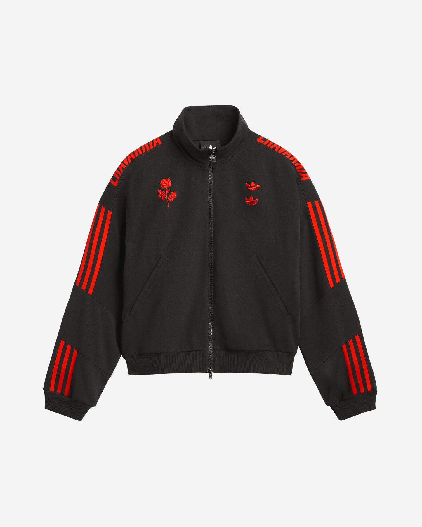 adidas Knit Tracktop Black Sweatshirts Track Tops JW4049