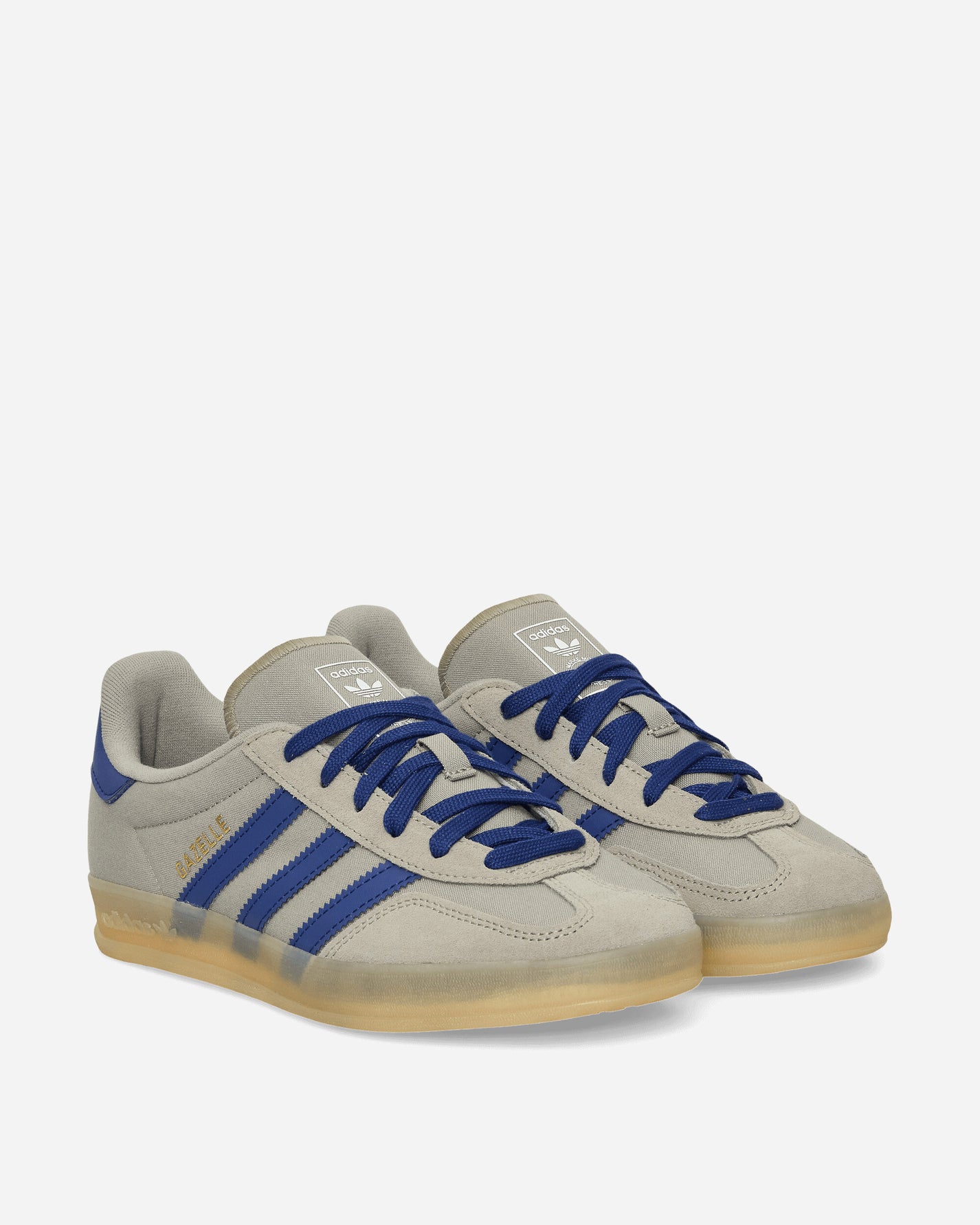 adidas Gazelle Indoor Silver Pebble/Victory Blue Sneakers Low JQ8390