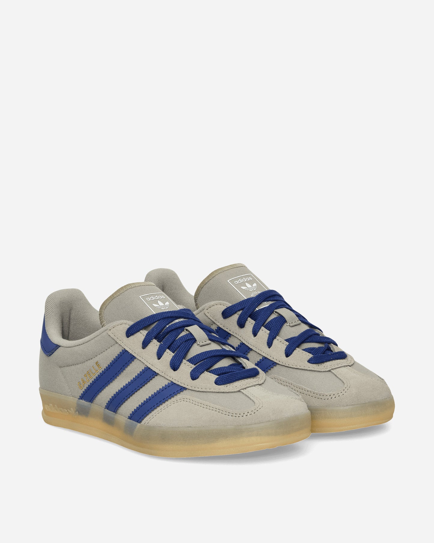 adidas Gazelle Indoor Silver Pebble/Victory Blue Sneakers Low JQ8390