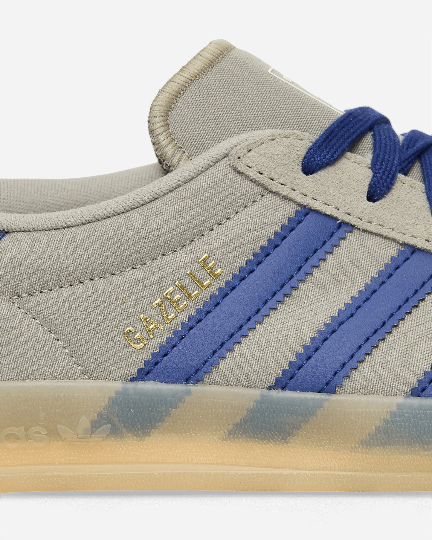 adidas Gazelle Indoor Silver Pebble/Victory Blue Sneakers Low JQ8390