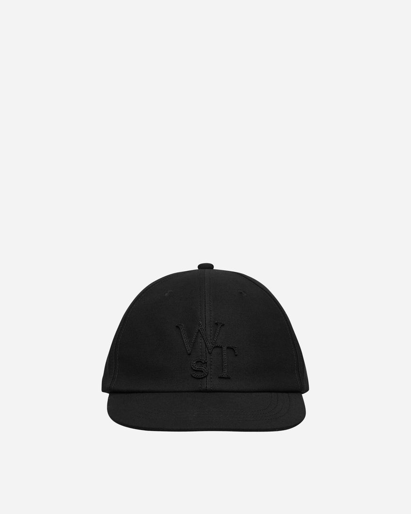 sacai Wtaps Cotton Back Satin Cap Black Hats Caps 25-0931S 001