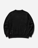 sacai Wtaps Print Pullover Black Sweatshirts Crewneck 25-0926S 001