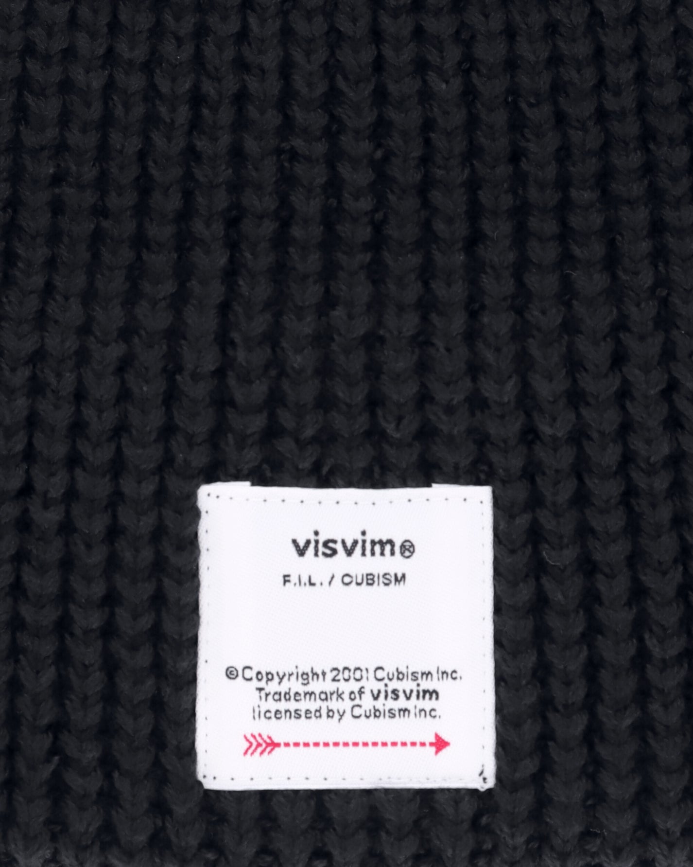 visvim Knit Beanie (Cotton) Black Hats Beanies 0125103003008 1