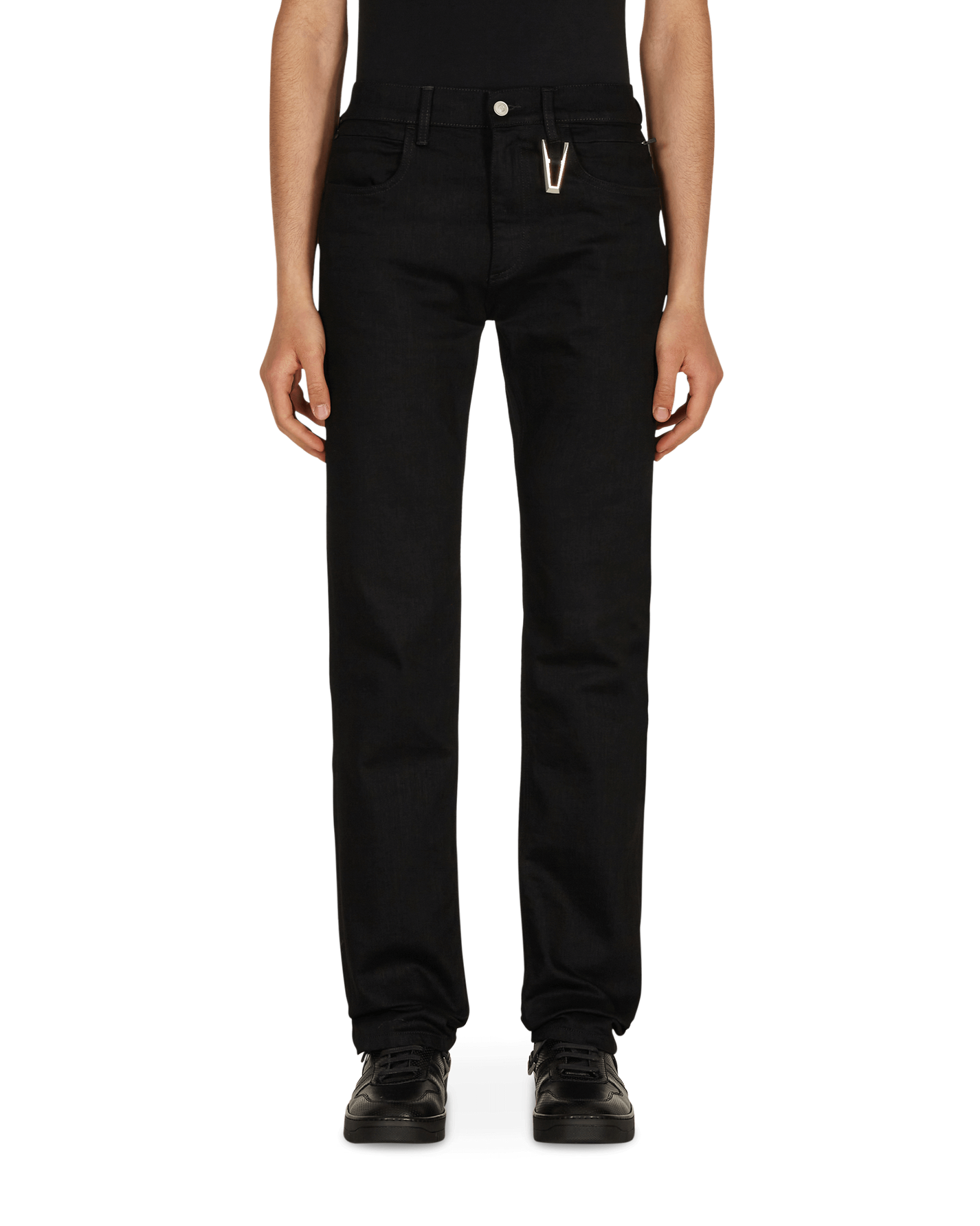 1017 Alyx 9SM True Black 6 Pocket With A Ring Black Pants Trousers AAMPA0212FA02 BLK0001