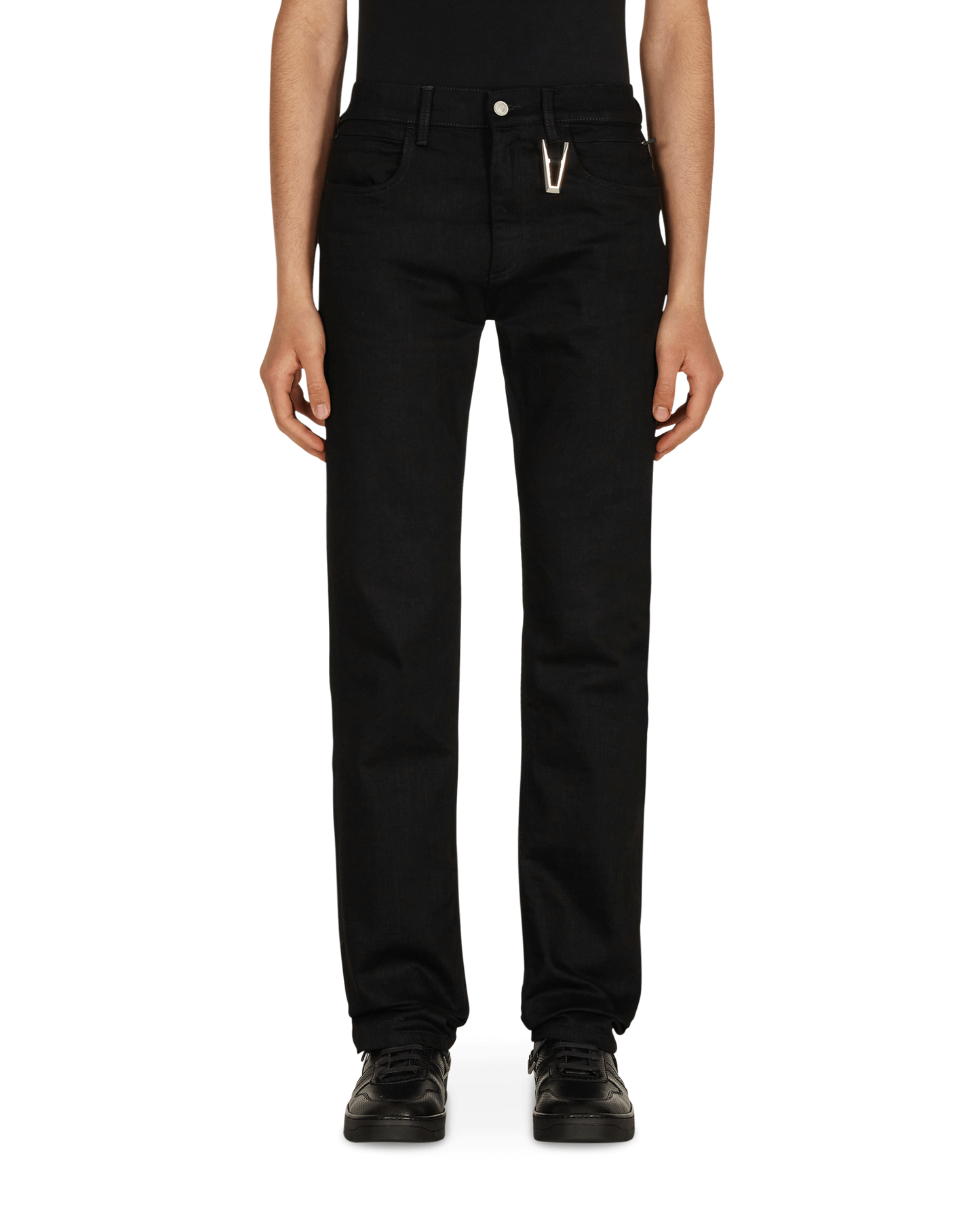 1017 Alyx 9SM True Black 6 Pocket With A Ring Black Pants Trousers AAMPA0212FA02 BLK0001