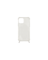 1017 Alyx 9SM Iphone Case 12 With Small Chunky Chain Strap Trasparent/Silver Tech and Audio Phone Cases AAUTH0016OT08 MTY0001