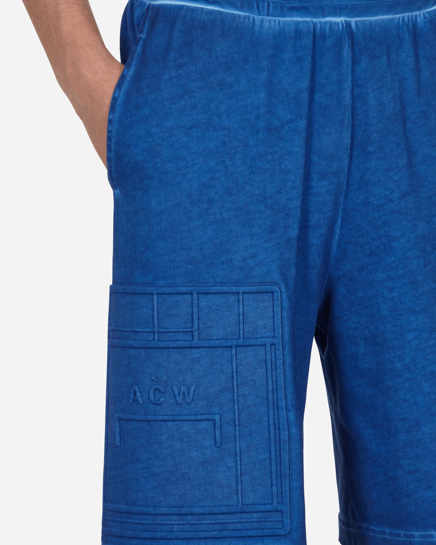 A-Cold Wall* Knitted Dissolve Blue Shorts Short ACWMB101 COBBLU
