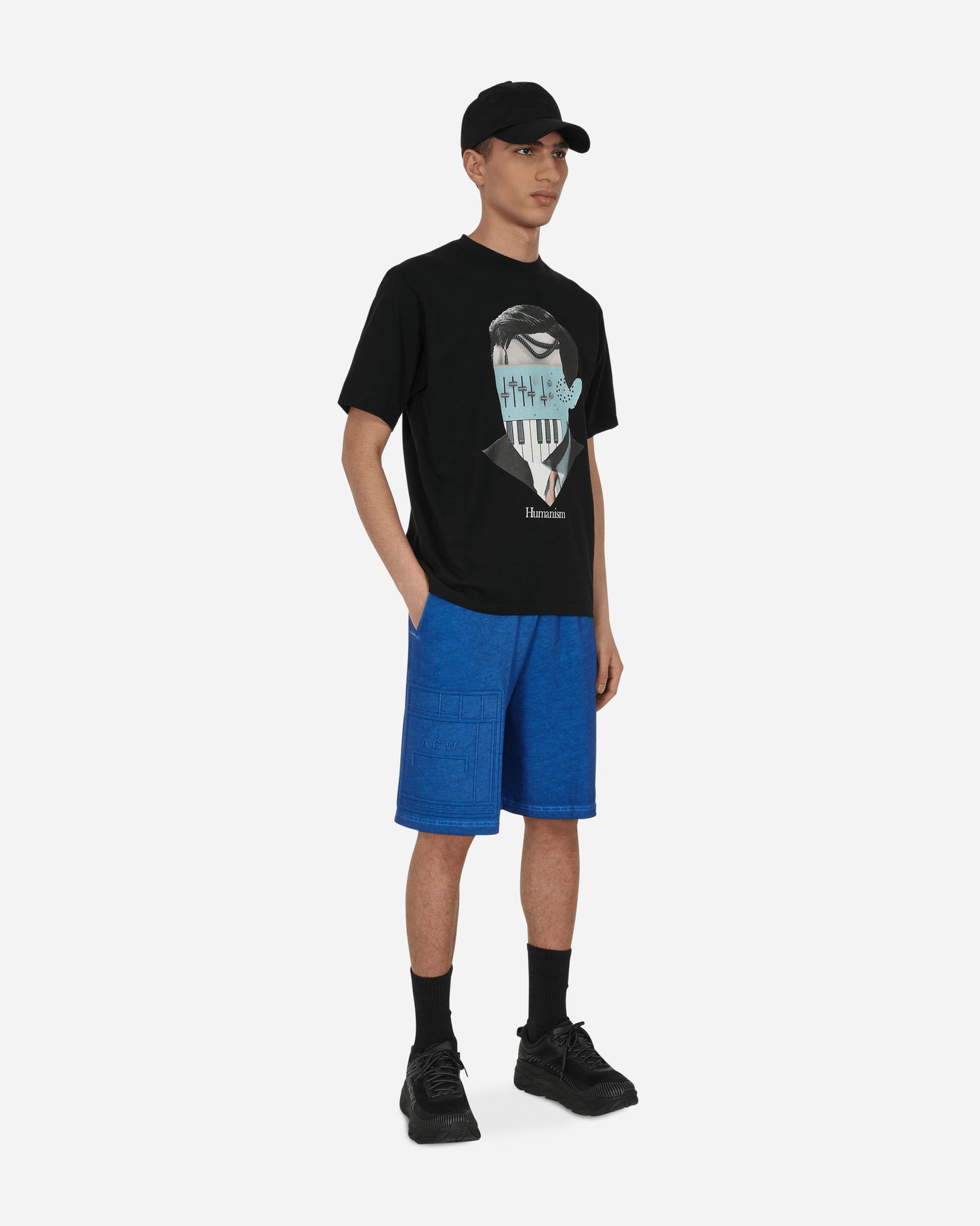 A-Cold Wall* Knitted Dissolve Blue Shorts Short ACWMB101 COBBLU