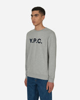 A.P.C. Vpc Heather Grey Sweatshirts Crewneck COECQ-H27378 PLA