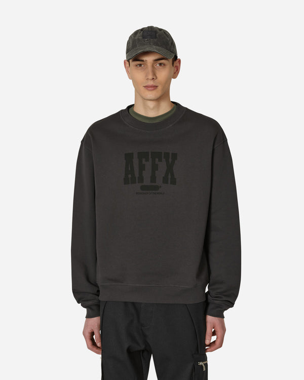 AFFXWRKS - Varsity Crewneck Sweatshirt Black