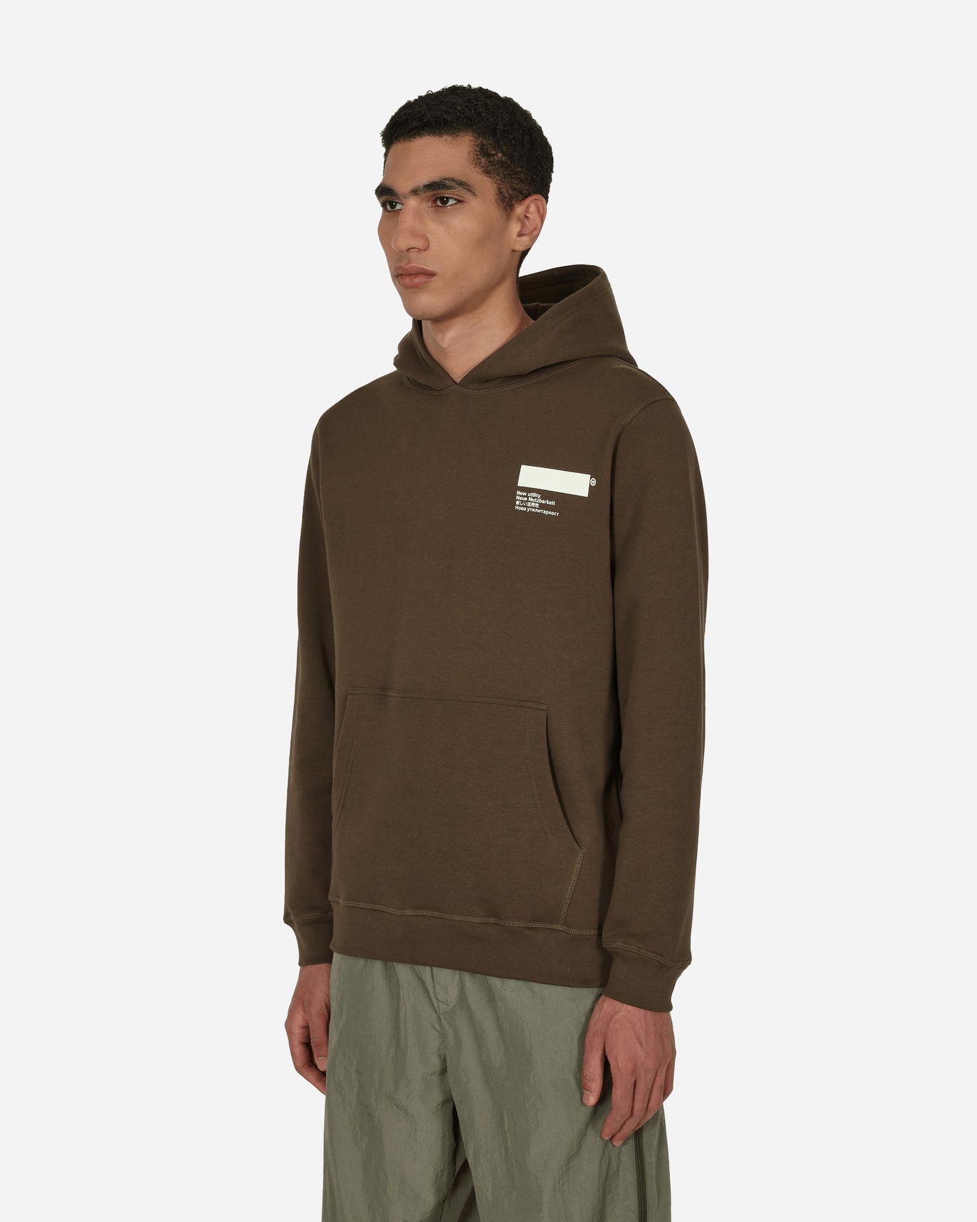 AFFXWRKS Standardised Hoodie Olive Brown/Phosphorescent Sweatshirts Hoodies FW22HO01 MULTI