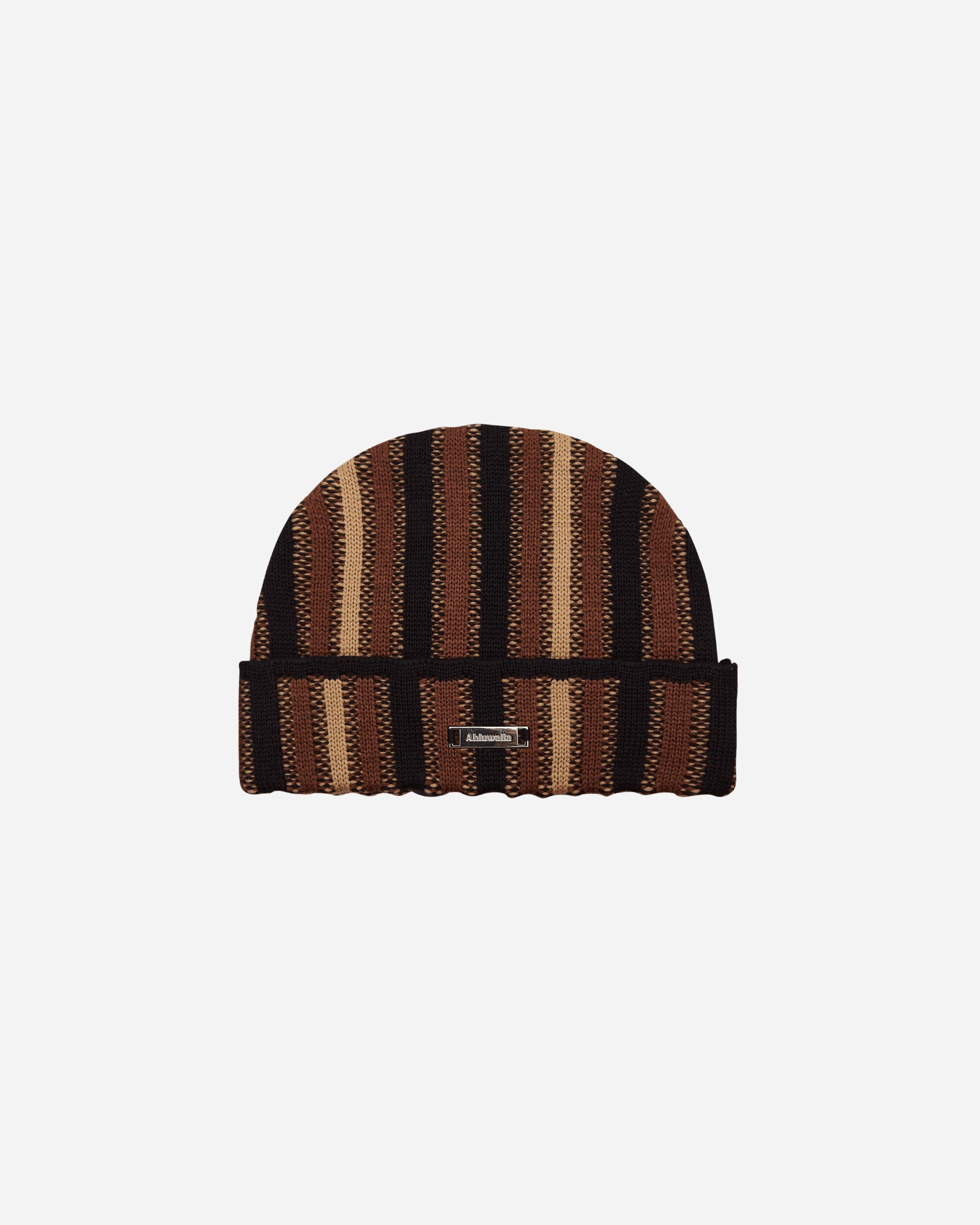 Ahluwalia Kuti Beanie Brown Hats Beanies AHLU-AC009AW23-YA01 BR