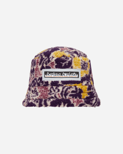 Aries Fleur Fleece Bucket Hat Multi/ Black Hats Caps FTAR90012 MB