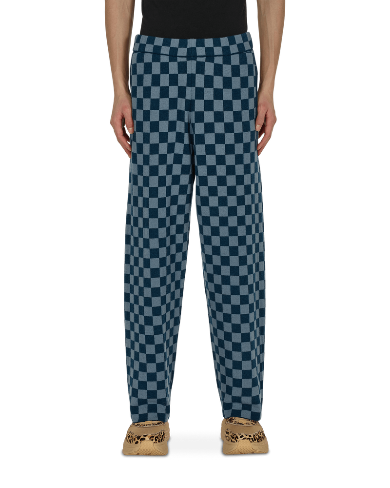 Bode - Duotone Checkerboard Pants Blue