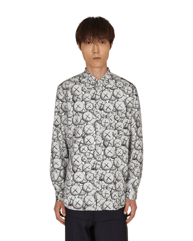 Comme Des Garcons Shirt Woven Print D Shirts Longsleeve FH-B027-W21 1