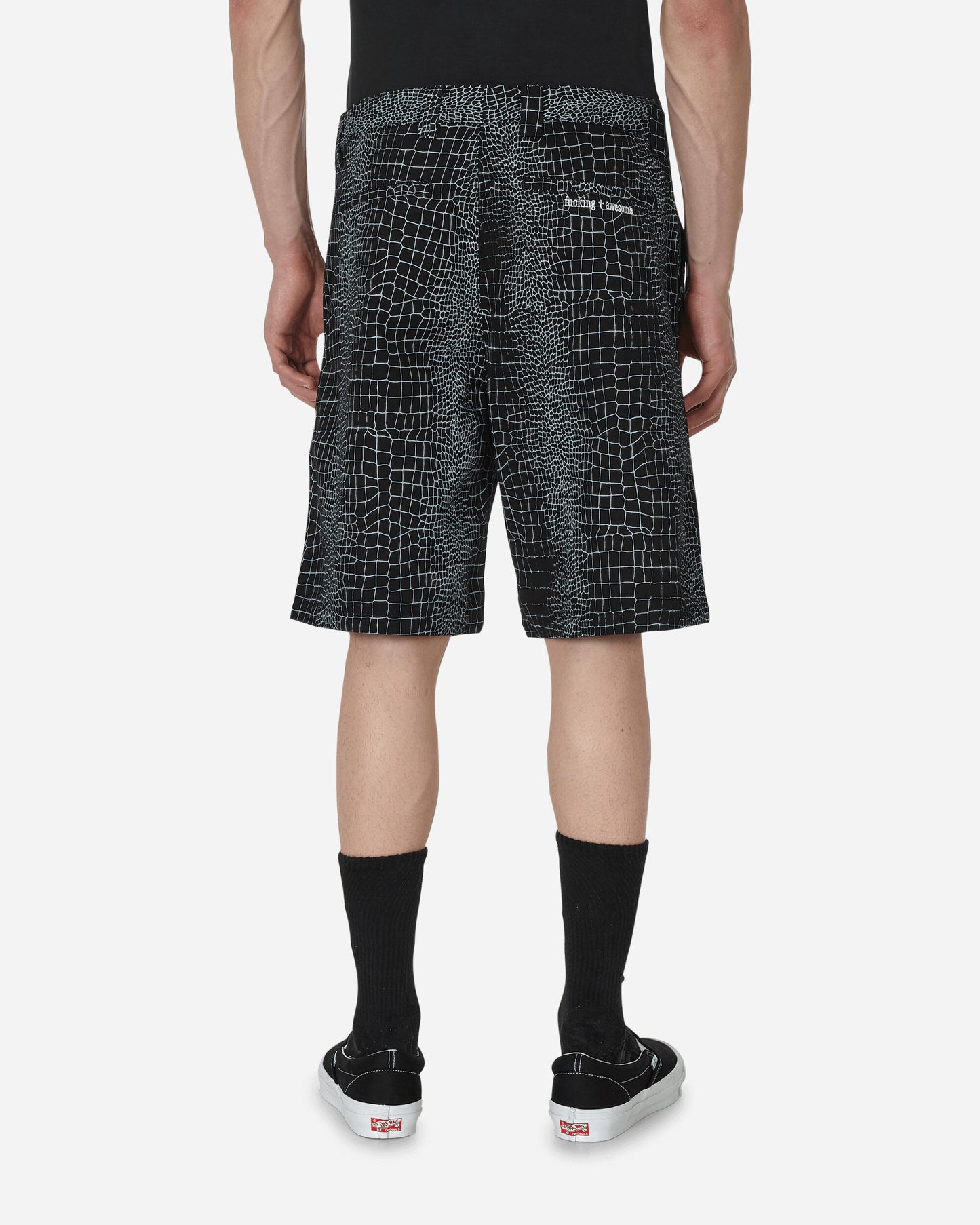 Fucking Awesome Crocodile Shorts Black Black Shorts Short PN5490 001