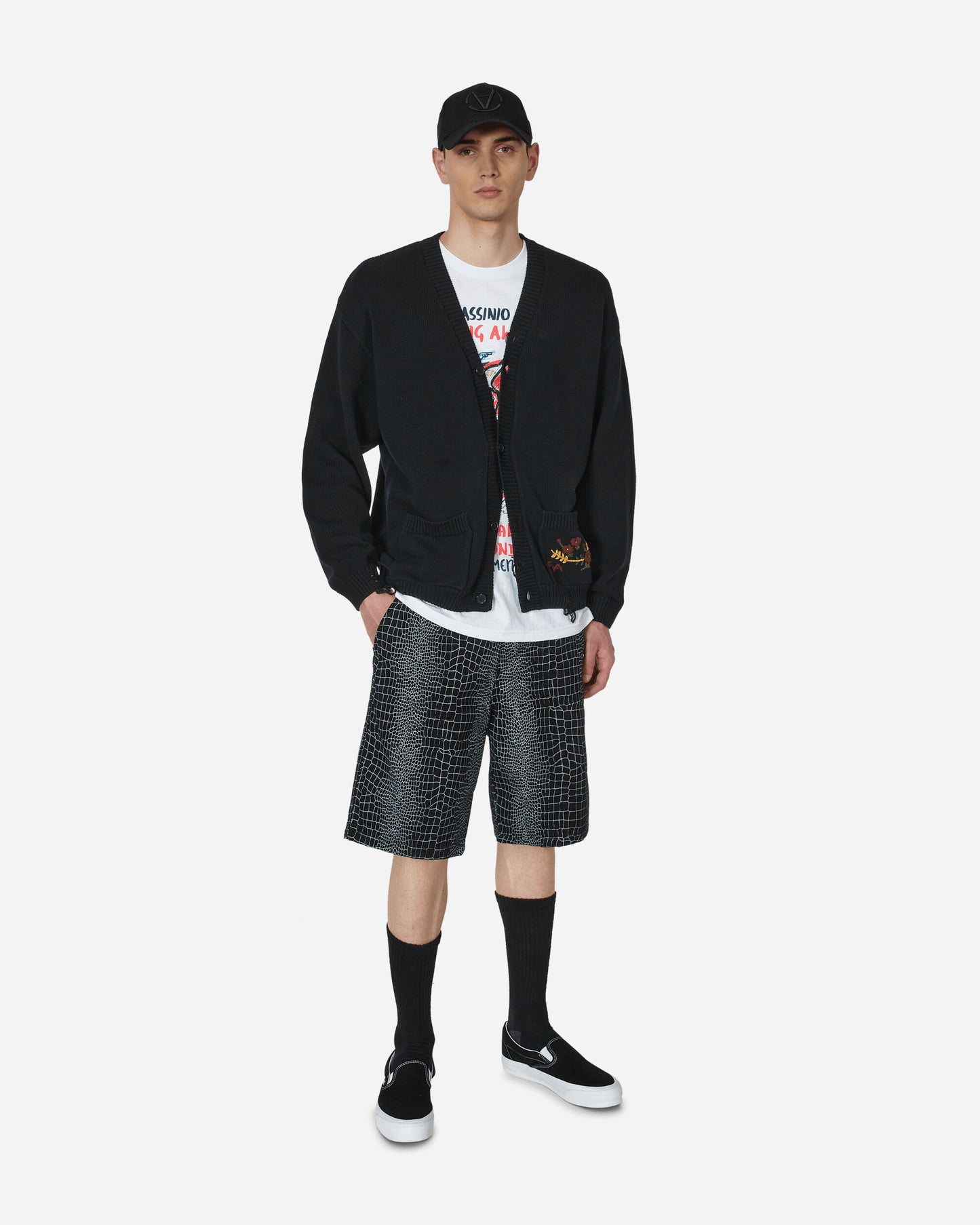 Fucking Awesome Crocodile Shorts Black Black Shorts Short PN5490 001