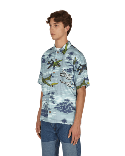 General Admission Santa Monica Airlines Bomber Plane Multi Shirts Shortsleeve SMA07 MULTI