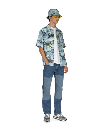 General Admission Santa Monica Airlines Bomber Plane Multi Shirts Shortsleeve SMA07 MULTI