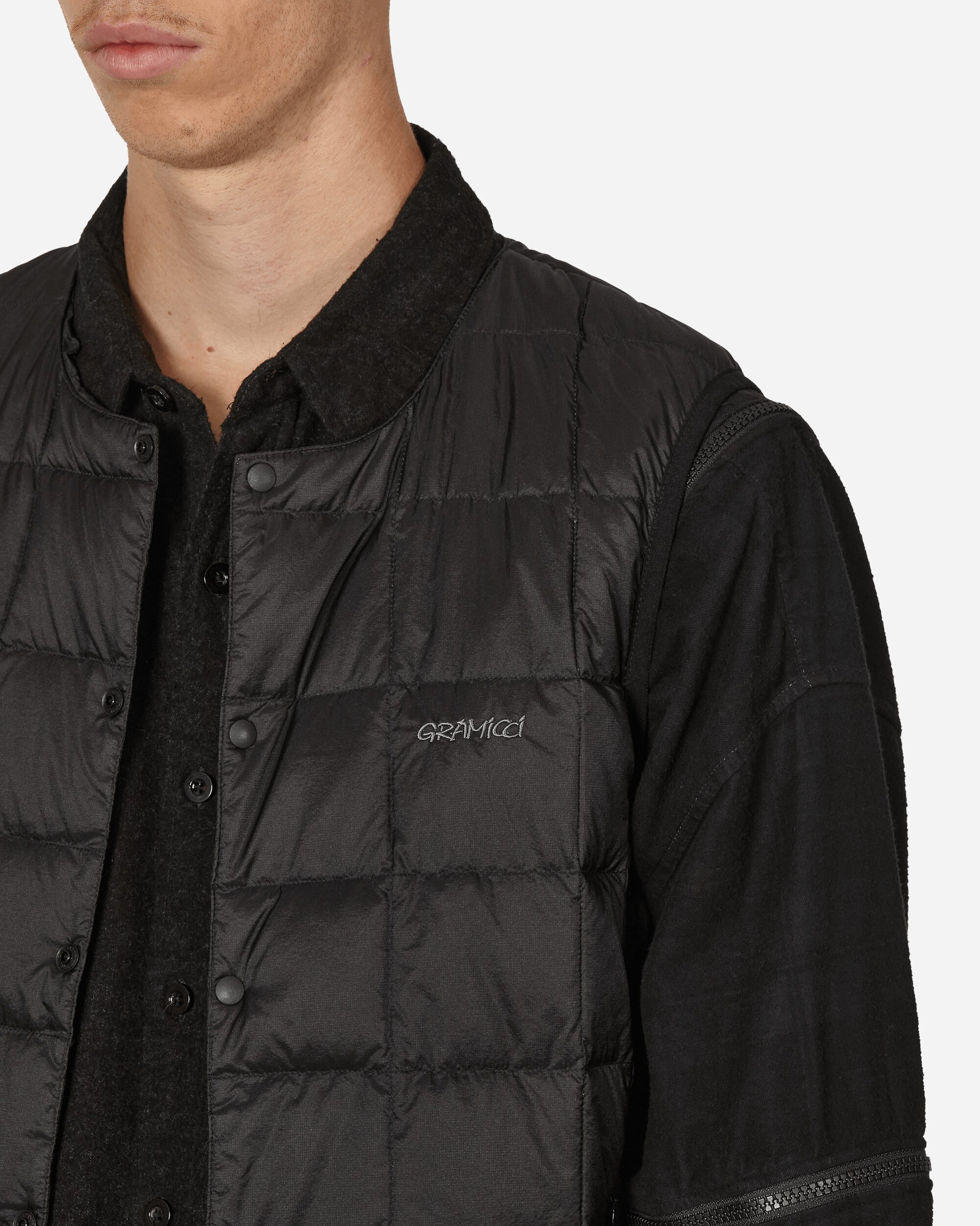 Gramicci Inner Down Vest Black Coats and Jackets Vests G3FU-J100-TG BLACK