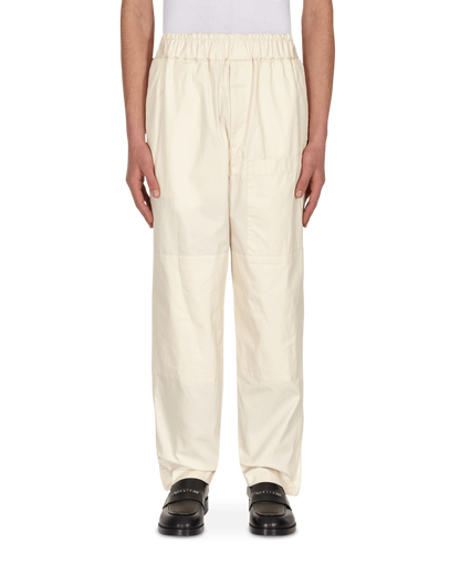 Jil Sander C 02 W Patches Cream White Pants Trousers JSMS312018-MS243800 280