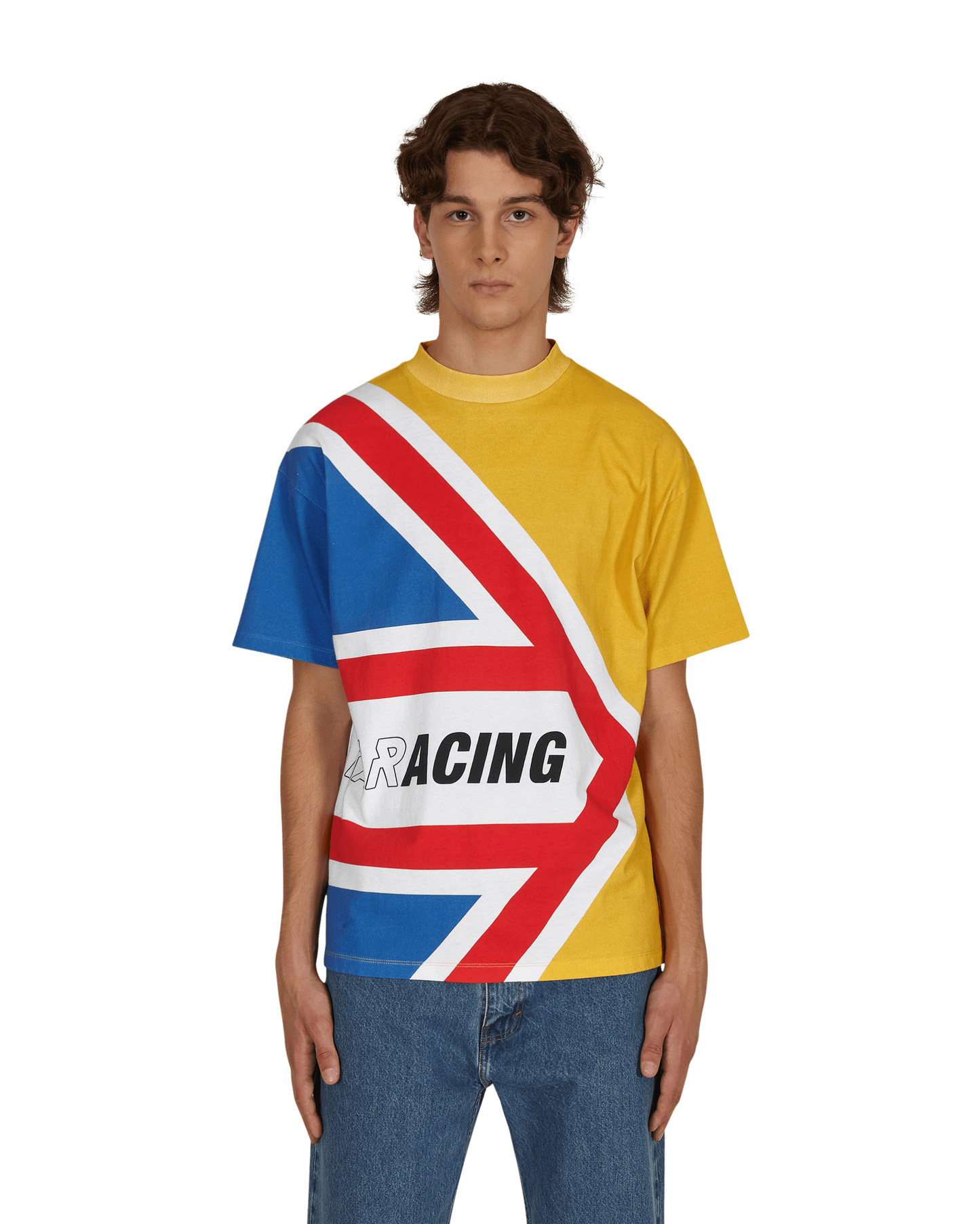 L'Art De L'Automobile All Over Mock Neck Multi T-Shirts Longsleeve KARKARACING 003