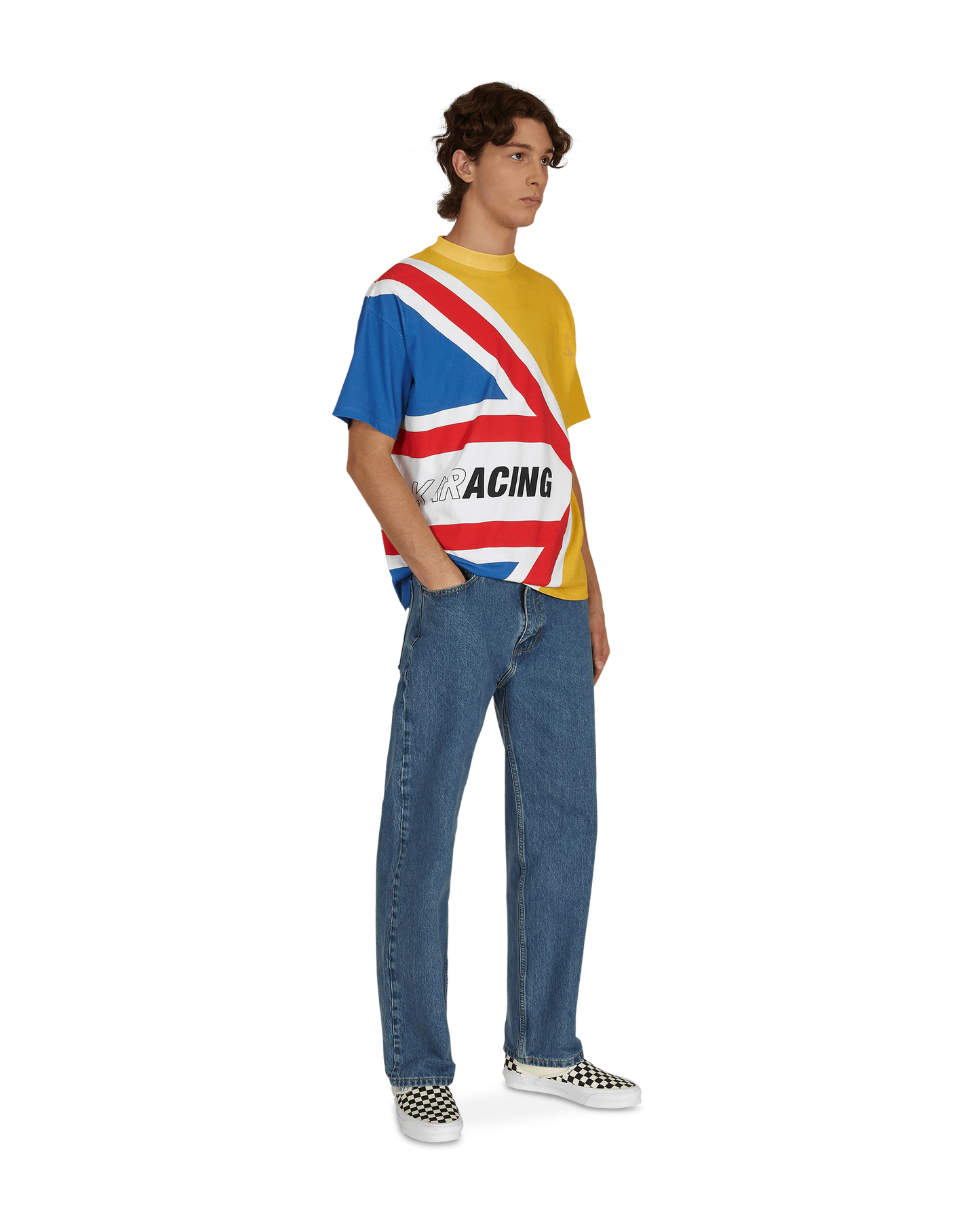 L'Art De L'Automobile All Over Mock Neck Multi T-Shirts Longsleeve KARKARACING 003