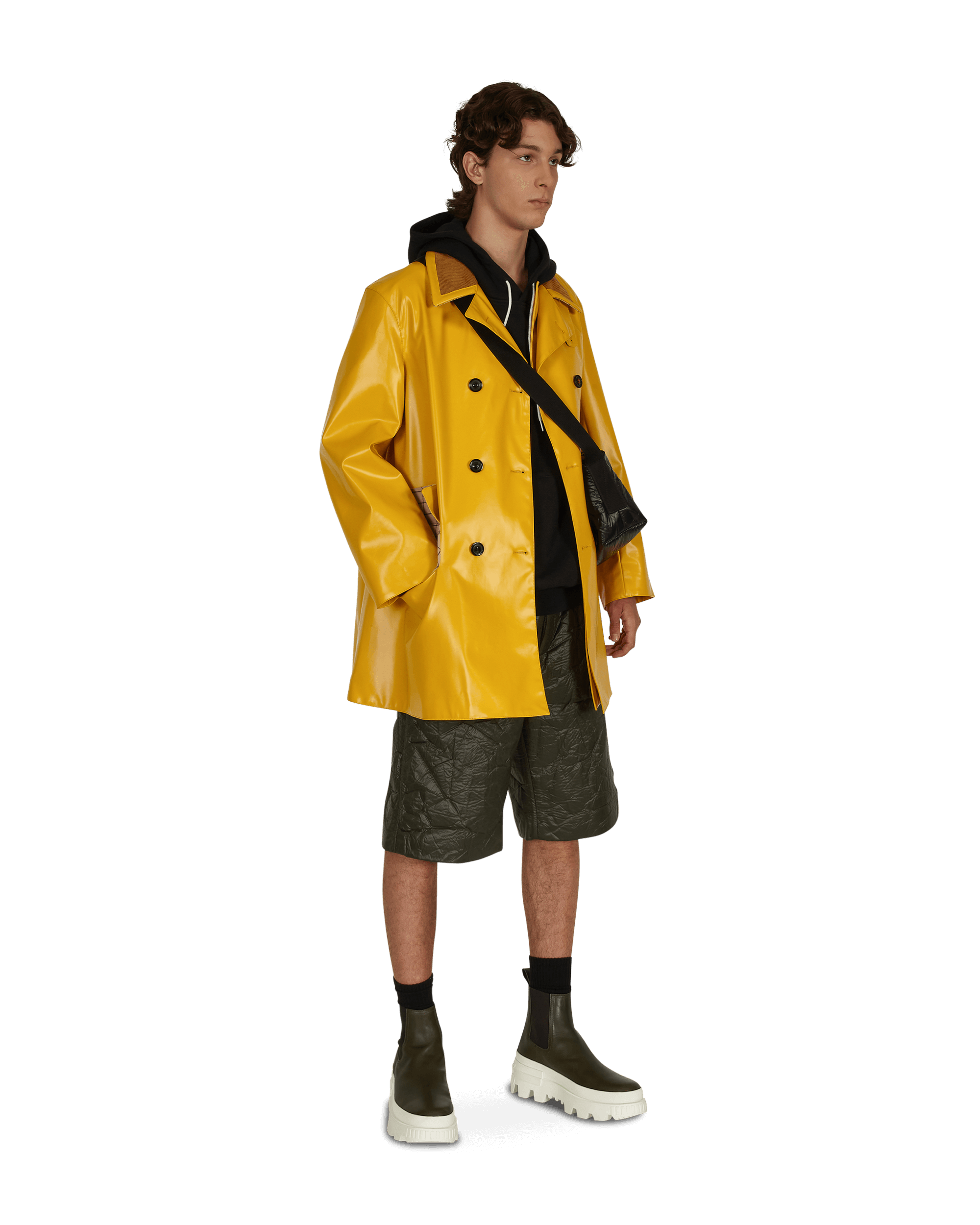 Maison Margiela Sportsjacket Yellow Coats and Jackets Jackets S50AM0516S53549 174