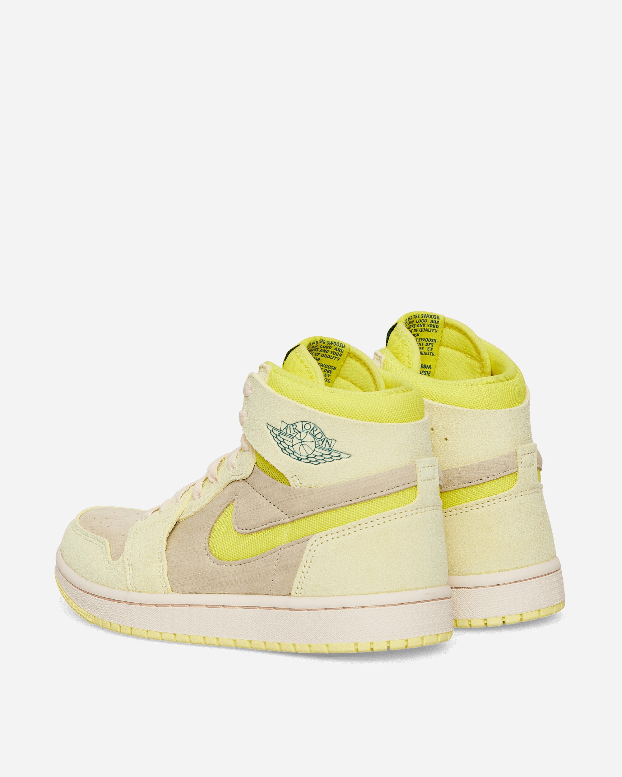 Nike Jordan Wmns Air Jordan 1 Zm Air Cmft 2 Citron Tint/Dynamic Yellow Sneakers High DV1305-800