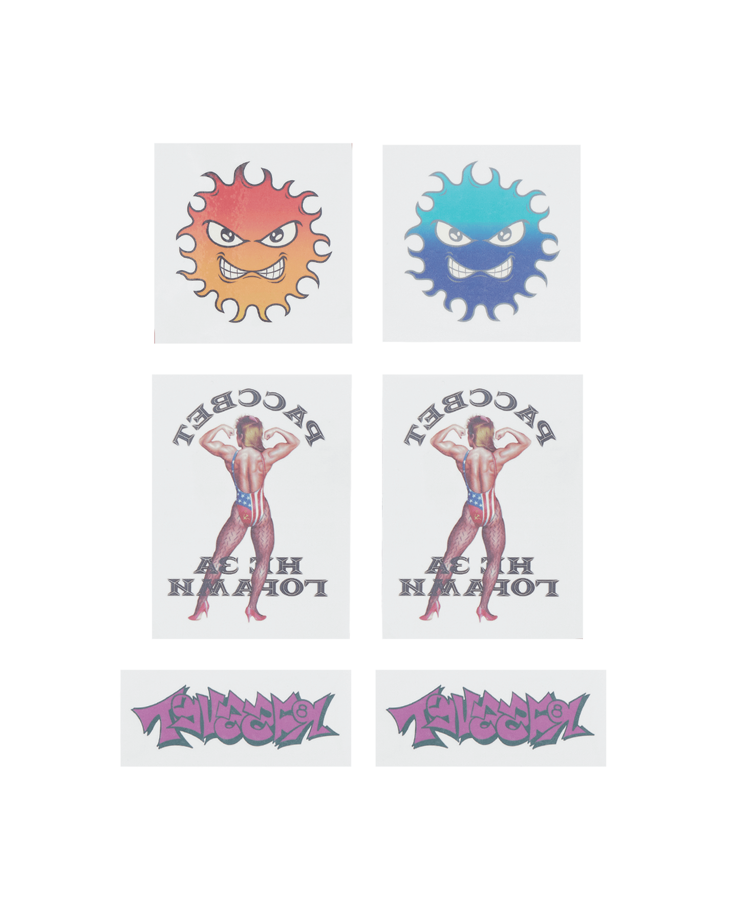 Paccbet Temporary Tattoo Multi Equipment Stickers PACC8K011 1