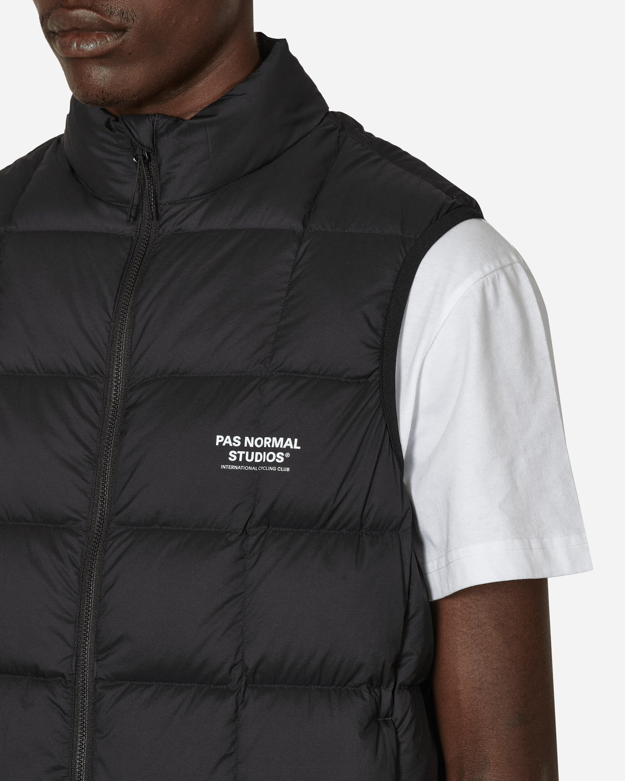 Pas Normal Studios Off-Race Down Vest Black Coats and Jackets Vests NO33AMI 1