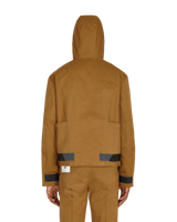 Slam Jam DIAGONAL YUMA ANORAK Brown Coats and Jackets Parka Jackets SJZMJK01FA01 BRW002