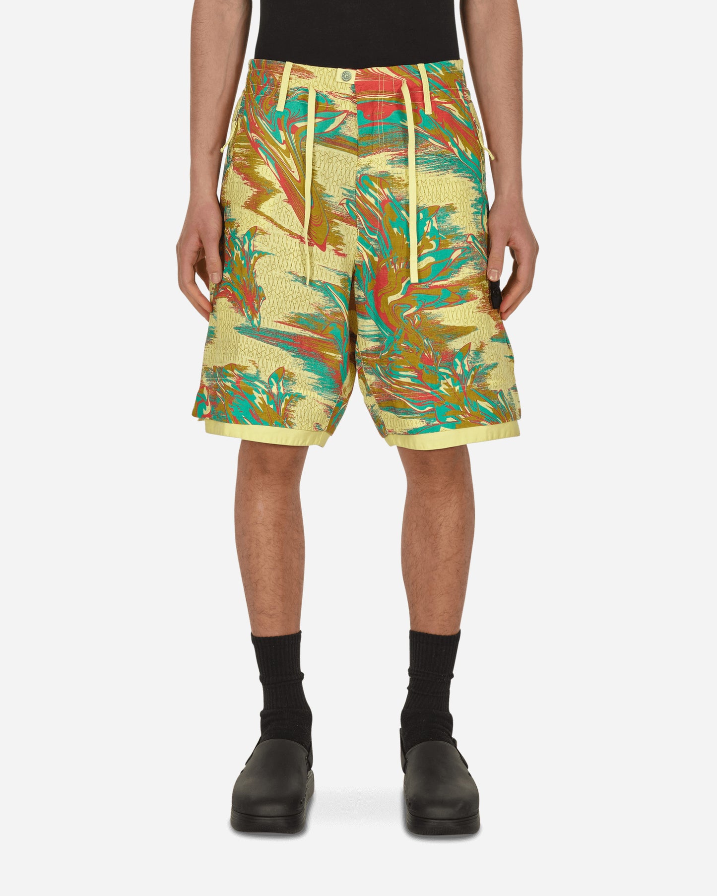 Stone Island Shadow Project Summer Shorts Yellow Shorts Short 7619L0227 V2130