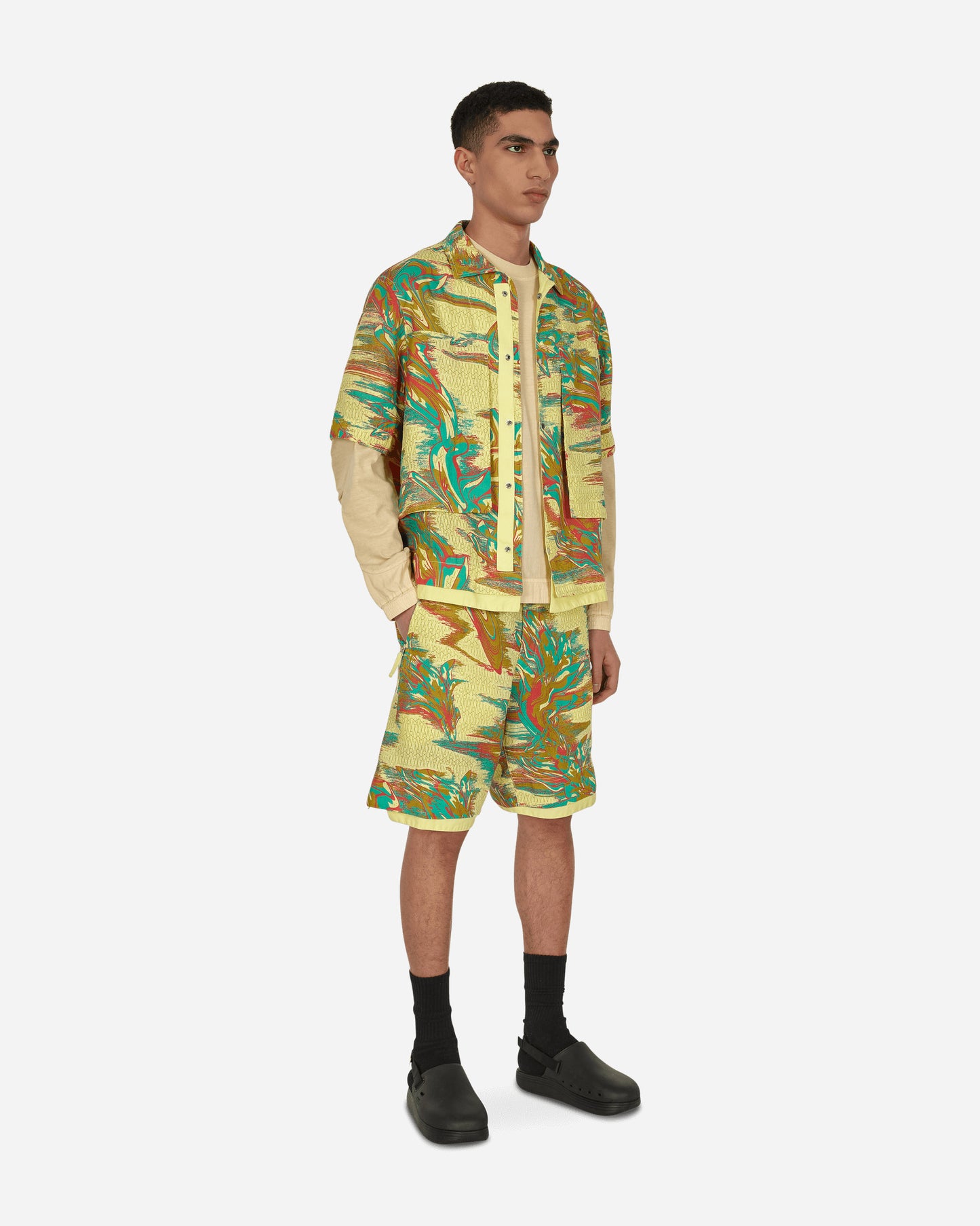 Stone Island Shadow Project Summer Shorts Yellow Shorts Short 7619L0227 V2130