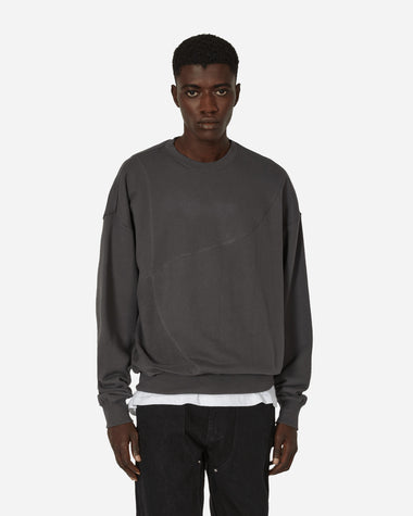 Unaffected Reverse Panel Sweatshirt Charcoal Sweatshirts Crewneck UN23FWSS04 001